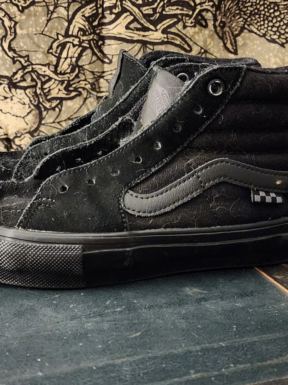 Vans Off The Wall Black High-Top Sneakers